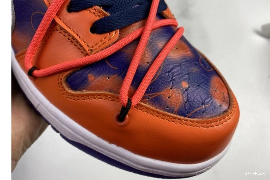 Nike  Low Perple White O-W Orange SB CT0856-801 x Dunk 0302